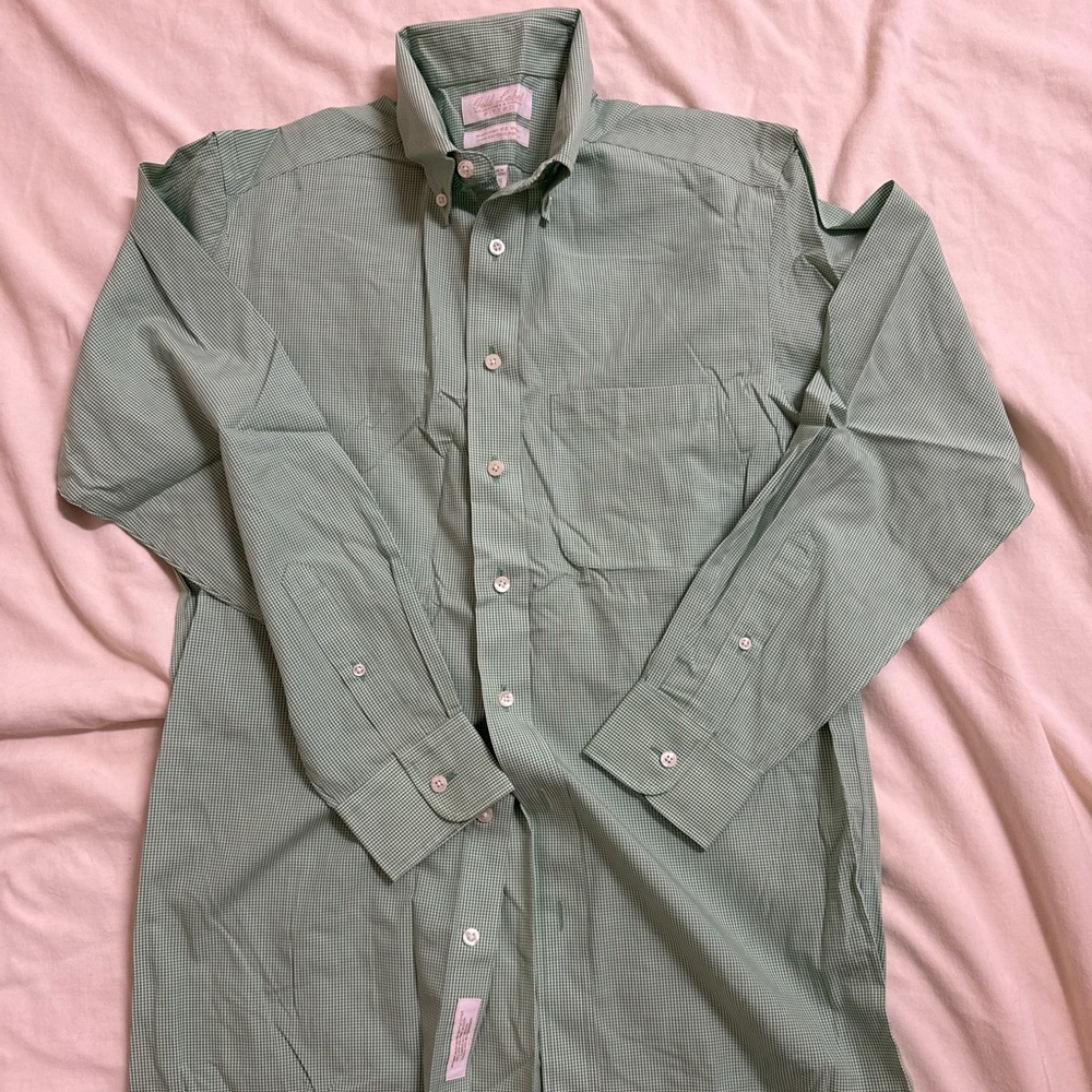Roundtree & Yorke Green Dress Shirt
